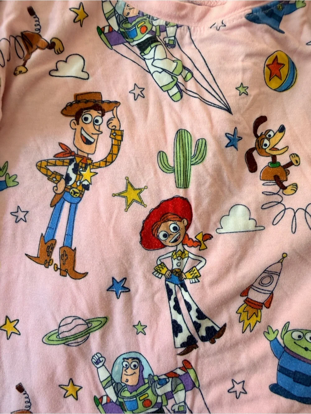 Disney Little Sleepies Toy Story Pink Pajamas